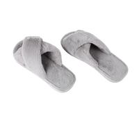 CIMAXIC Warm Plush Slippers for Women Autumn Winter Indoor Non-skid Cozy Cross Strap Soft Fuzzy House Shoes Thick Sole Comfortable Footwear for Ladies