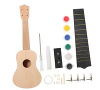 CIMAXIC Wooden Diy Ukulele Making Kit for Boys and Girls and Beginners Music Toy