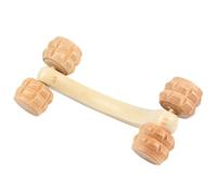 CIMAXIC Wooden Hand Held Massage Roller Ball for Arm and Foot Comfortable Gentle Pressure, Portable Muscle Massager Suitable for Home and Yoga Use