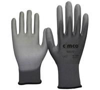 Cimco 141264 Nylon Protective Gloves Size 10 XL PU Coated EN 388