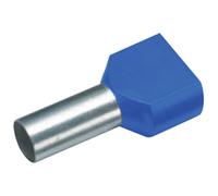 Cimco 18 2420 Twin Ferrule 6mm² Partially Insulated Green 100 pieces