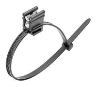 Cimco 181825 Cable Tie 100pc Set Black UV-Proof 200mm Flexible Clip