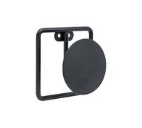 Cime - DOT Hook 1 Head - Black Steel Black Colour. Ideal for Hanging Your Clothes at The Entrance or Elsewhere. D.9 cm. H.12 cm Length 12 cm and D.6 cm. Thickness 61 mm