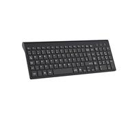 cimetech EasyTyping Wireless Keyboard for Laptop, Silent Compact USB Computer Keyboards for PC, Laptop, Desktop and Windows 10/8/7/XP - Black