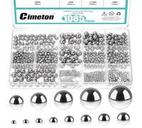 Cimeton 1085PCS 13 Sizes Loose Bicycle Bearing BallsBearing Steel Ball Precision Balls Precision Steel Ball for Bicycles Skateboard Casters 2mm 2.5mm 3mm 3.5mm 4mm 4.5mm 5mm 5.5mm 6mm 7mm 8mm 9mm 10mm