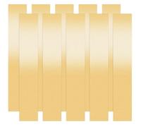 Cimeton 10PCS 150 * 25 * 0.05MM Rectangle Brass Sheet Brass Plates Metal Film Attached Plates Brass Flat Bar Stock for DIY Handicrafts Jewelry Model Crafts Repairs Electrical