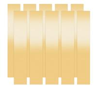 Cimeton 10PCS 150 * 25 * 0.1MM Rectangle Brass Sheet Brass Plates Metal Film Attached Plates Brass Flat Bar Stock for DIY Handicrafts Jewelry Model Crafts Repairs Electrical
