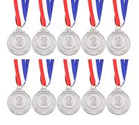 Cimeton 10Pcs Golden Silver Bronze Award Medals Olympic Style for Competitions, Sports, Spelling Bees, Party Favors…