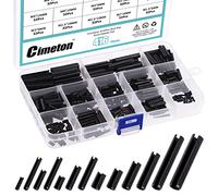 Cimeton 416Pcs Metric Roll Pin Assortment Set, M1.5 M2 M2.5 M3 M4 M5 M6 13Types Slotted Spring Pins Steel Split Expansion Dowel Tension Roll Pin Set for Home Improvement Automotive Repair Machining…