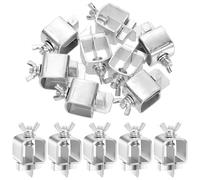 Cimeton 8PCS Butt Welding Clamps Set Welding Clamps Auto Body Panel Clamps Welding Butterfly Clip Metal Welding Clamps Sheet Metal Small Welding Clamps for Edge to Edge Welding