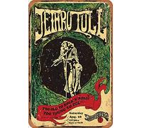Cimily Jethro-Tull Too Old to Rock N Roll Too Young to Die Vintage Tin Sign Iron Painting Retro Metal Sign Plaque Art Wall Decor 8×12 Inch