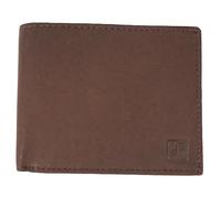 CIMONI® Premium Geniune Leather Wallet for Men Travel Casual Wallet with RFID Blocking 3 Card Sots, 2 Secret Compartments, Currency Compartments, 1 Coin Window, Brown, Wallet