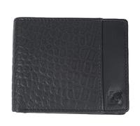CIMONI® Premium Geniune Leather Wallet for Men Travel Casual Wallet with RFID Blocking 3 Card Sots, 2 Secret Compartments, Currency Compartments, 1 Coin Window, Black, Wallet