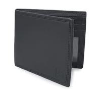 CIMONI® Premium Genuine Leather Wallet for Men Casual Wallet with RFID Blocking 4 Card Sots, 2 Secret Pocket, 1 Transparent ID Window (Color - Black), Black, Wallet, Black, Wallet