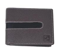 CIMONI® Premium Genuine Leather Wallet for Men Travel Casual Wallet with RFID Blocking 12 Card Sots, 2 Secret Compartments, Currency Compartments, 1 Transparent ID Window, Coin Pocket, Brown, Wallet