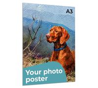 Cimpress Custom Printable Poster, Vertical Wall Art with Photo and Text, Personalised Design on A4, A3, A2, A1, B2, For Home, Office, or Gifts (A3 (29.7 x 42cm))