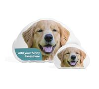 Cimpress Personalised Face Pillow, Custom Cushion with Favourite Dog Face Photo or Funny Moment, 84 × 60 cm, Personalised Gift for Birthdays and Anniversaries for Friends and Family