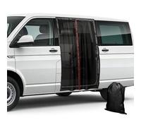 cimsfcor Mosquito Net Magnetic for VW T5 T6 Side Door, Sliding Door Magnetic Fly Screen Van 148 x 115 cm, Soft Fabric, Ventilation, Sun Protection for Van (Center-Magnetic Closure Style)
