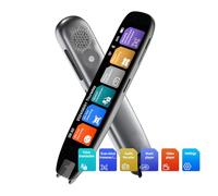 cimsfcor Scan Reader Pen for Dyslexia, 142 Languages Online Photo Voice Translation Multilingual Language with Scanning Camera and 3.71" Screen for Learning Meeting Travel