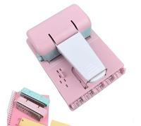 Cinch Book Binding Machine, Book Spiral Binder, Comb Paper Punch with Round/square/Mushroom Hole Modules, Build In Scale Ruler and Burr-Free Punching, for Cardstock, Paper, PVC, Documents
