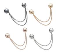 Cinch Clips for Women, 4PCS Hijab Magnets, Punch-free Cinch Clip, Vintage Clothing Magnets Multi-Function Portable for Travel Sweater Cardigan Decor