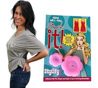 Cinch It! by StylifyX Clothing Cinch Clips - Hidden Dress Cinch Clip & Shirt Cincher Clip - Fashion Accessories for Women, Pink