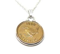 Cinch Pendant 1949 Farthing 76th Birthday plus a Sterling Silver 18in Chain