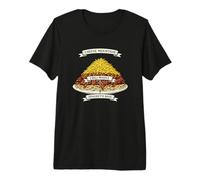 Cincinnati Chili Anatomy Spaghetti Cheese Mountain Diagram Premium T-Shirt