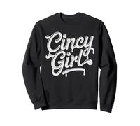Cincinnati Girl Grunge Cincy Girls Drip Sweatshirt
