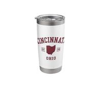 Cincinnati Ohio Est 1788 Stainless Steel Insulated Tumbler