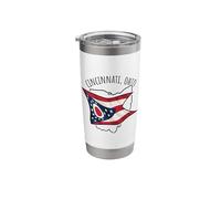 Cincinnati Ohio USA Design Stainless Steel Insulated Tumbler