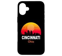 Cincinnati Ohio Vintage Sunset Retro City State USA Case for iPhone 16 Plus