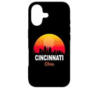 Cincinnati Ohio Vintage Sunset Retro City State USA Case for iPhone 17