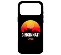 Cincinnati Ohio Vintage Sunset Retro City State USA Case for iPhone 17 Pro Max