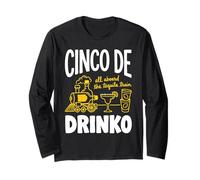 Cinco De Drinko All Aboard The Tequila Train Long Sleeve T-Shirt