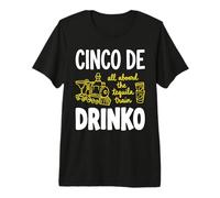 Cinco De Drinko All Aboard The Tequila Train Premium T-Shirt