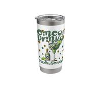 Cinco De Drinko Bitchachos Funny Cinco De Mayo Drinking Stainless Steel Insulated Tumbler