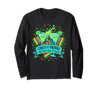 Cinco De Drinko My Blood Type is Tequila Funny Long Sleeve T-Shirt