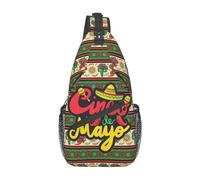 Cinco De Mayo-10 Cinco De Mayo Sling Backpack Chest Bag Crossbody Shoulder Bag Gym Cycling Travel Hiking Daypack for Men Women