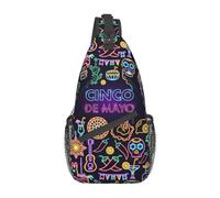 Cinco De Mayo-2 Cinco De Mayo Sling Backpack Chest Bag Crossbody Shoulder Bag Gym Cycling Travel Hiking Daypack for Men Women