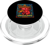Cinco De Mayo 2026 Axolotl Taco Mexican Fiesta Art PopSockets PopGrip for MagSafe