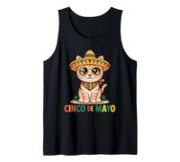 Cinco De Mayo Bengal Cat Sombrero Fiesta Tank Top