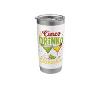 Cinco De Mayo, Cinco De Drinko Bitchachos Stainless Steel Insulated Tumbler