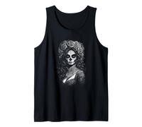 Cinco De Mayo Dia de la Muertos Catrina Lady Tank Top