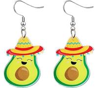 Cinco De Mayo Earrings for Women Mexican Earrings Colorful Acrylic Mexico Holiday Tassels Dangle Earrings Jewelry Accessories, Acrylic, No Gemstone
