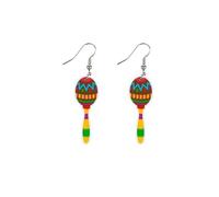 Cinco De Mayo Earrings for Women Mexican Earrings Colorful Acrylic Mexico Holiday Tassels Dangle Earrings Jewelry Accessories, Acrylic, No Gemstone