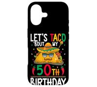 Cinco De Mayo Fiesta Let's Taco 'Bout My 50th Birthday Case for iPhone 17