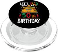 Cinco De Mayo Fiesta Let's Taco 'Bout My 50th Birthday PopSockets PopGrip for MagSafe