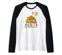 Cinco De Mayo Fiesta Let's Taco 'Bout My 65th Birthday Raglan Baseball Tee