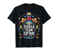 Cinco De Mayo Funny Fiesta Tequila Team Captain T-Shirt